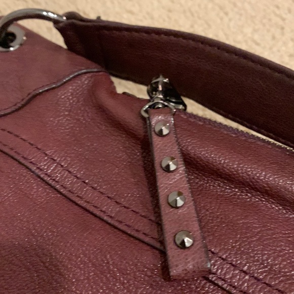 Banana Republic Burgundy Goat Leather Shoulder Bag - Picture 11 of 16